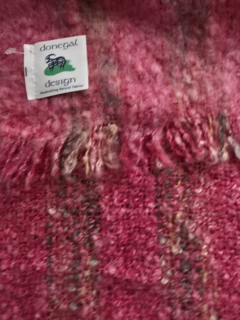 Donegal Design Luxury Mohair Scarf Handcrafted in Ireland